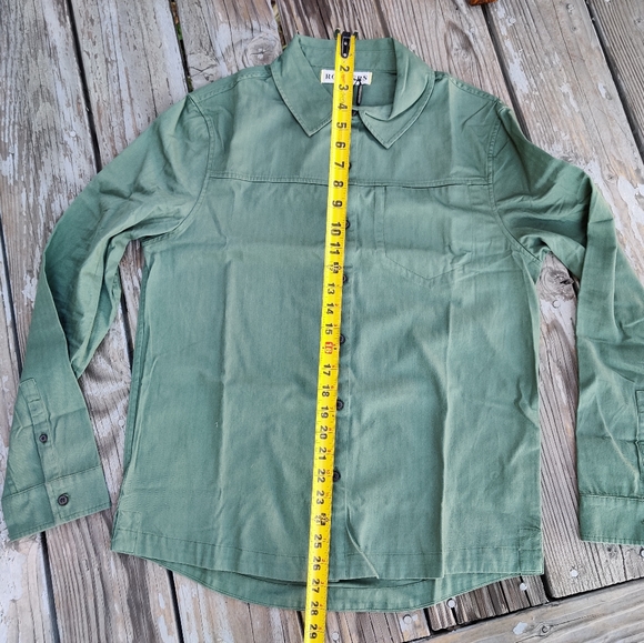 Roamers Brand Plaskett L/S Shirt Sage Sz. M - Picture 5 of 7